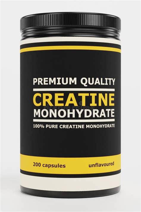 3D Render of Creatine stock illustration. Illustration of fitness - 299243106