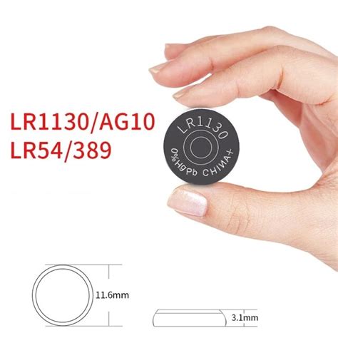 ถานกระดม Doublepow Alkaline Battery Button Cell 1 5V LR626 LR44 LR54