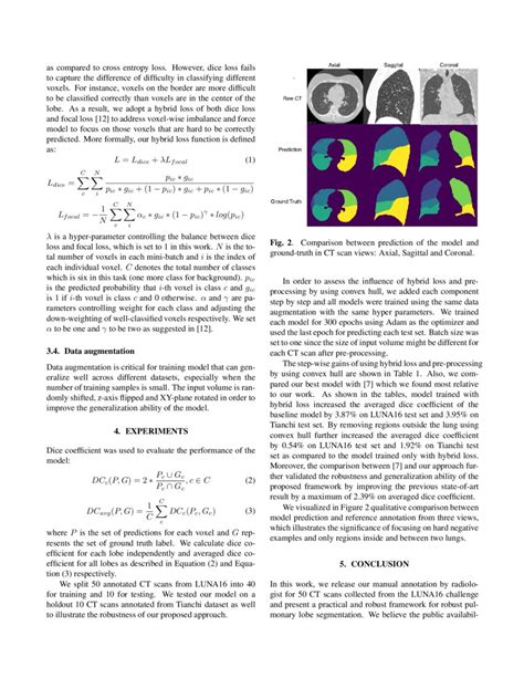 Automatic Pulmonary Lobe Segmentation Using Deep Learning Deepai