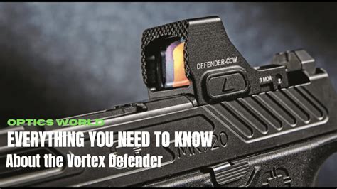 Everything You Need to Know About the Vortex Defender CCW – Ultimate ...