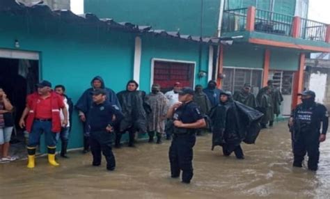 Reporta Ssp Saldo Blanco Tras Inundaciones En Agua Dulce