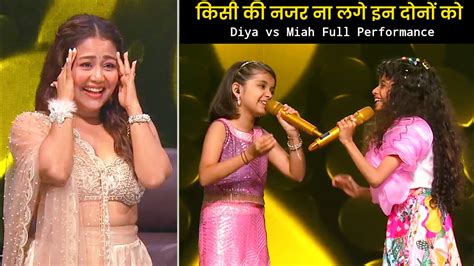 Superstar Singer 3 Diya Hegde Vs Miah Mehak New Killing Performance