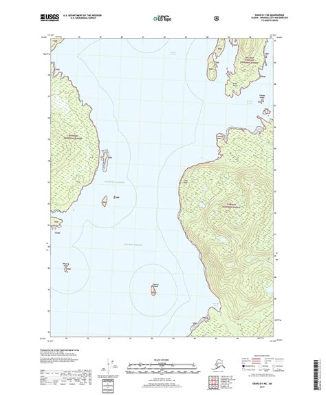 USGS Topo Map: Craig D-1 NE (Southeast Alaska) - Topo Maps - Alaska ...