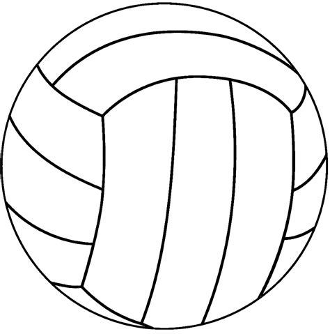 P Ginas Para Colorear De Voleibol Coloringpagesonly