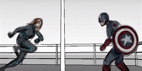 Animated 'Civil War' storyboard shows cut fight between Captain America ...