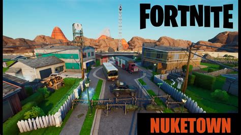 Fortnite Creativo Nuke Town Map Youtube