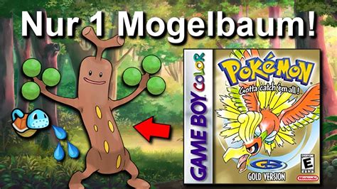 Kann Man Pokemon Gold Silber Mit NUR Einem MOGELBAUM Durchspielen