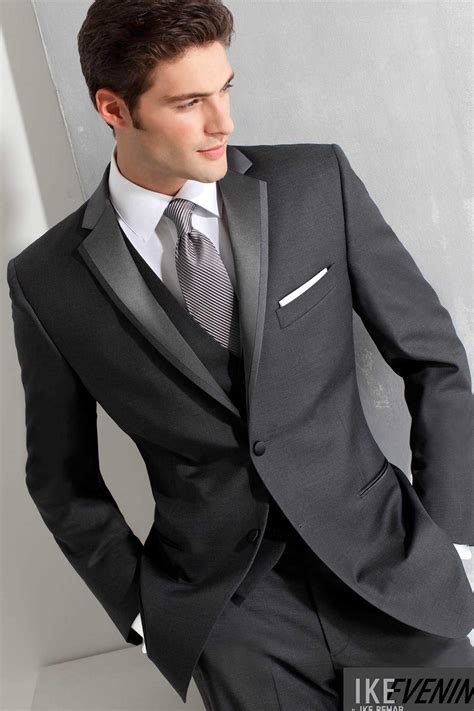 Milroy S Tuxedos Grey Charcoal Ike Behar Aiden Tuxedo