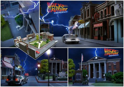 Back To The Future Back To The Future Hill Valley Diorama At The