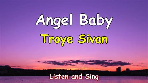 Troye Sivan Angel Baby With Lyrics Karaoke Youtube