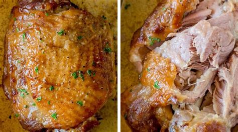 Easy Roasted Turkey Thighs Recipe Dinner Then Dessert