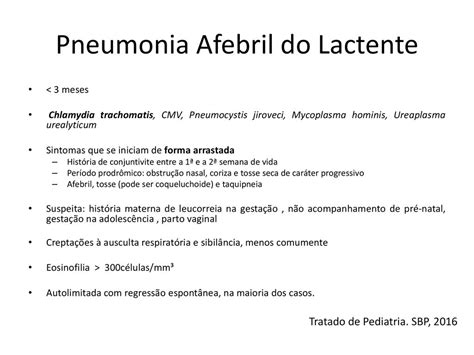 Pneumonia Adquirida Na Comunidade PAC Ppt Carregar