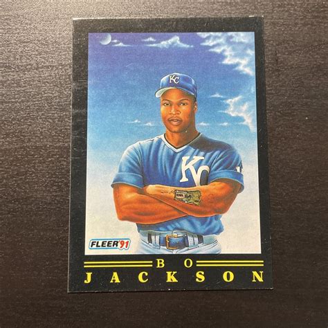 Baseball Card Fleer Pro Visions Of Bionic Bo Jackson A Ebay