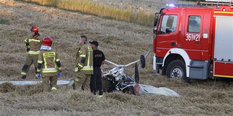 Marianowo Wypadek motolotni Nie żyje dwóch mężczyzn