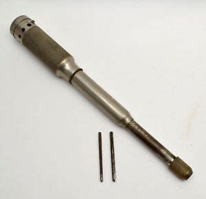 Vintage Goodell Pratt Toolsmiths Push Drill With Bits Made In Usa Pat