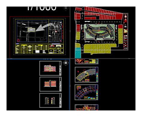 Residential Complex In Autocad Cad Library