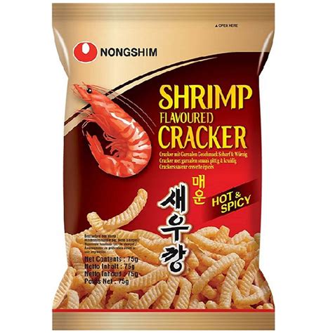 Nong Shim Shrimp Cracker Hot 75g Maomao