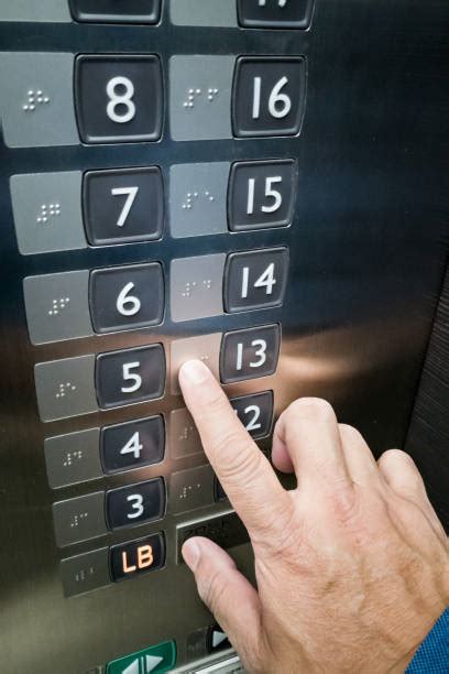 Elevator Push Button Braille Number Stock Photos Pictures And Royalty