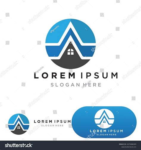 Home Buildings Logo Symbols Icons Template Stock Vector Royalty Free