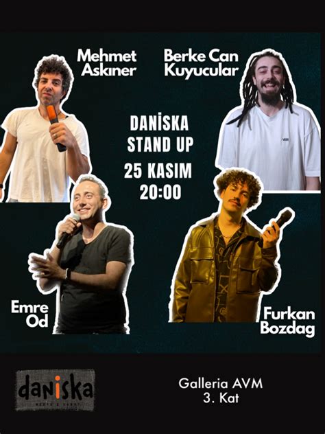 Daniska Stand Up Gecesi Biletinial