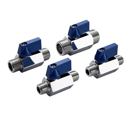 Beduan 1 Mini Ball Valve Stainless Steel Male X Male