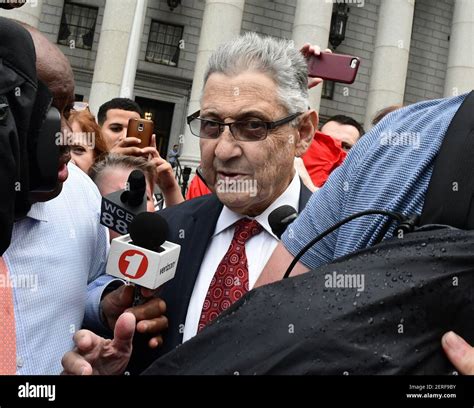 Former N Y Assembly Speaker Sheldon Silver Exits A Manhattan Federal Court After Being