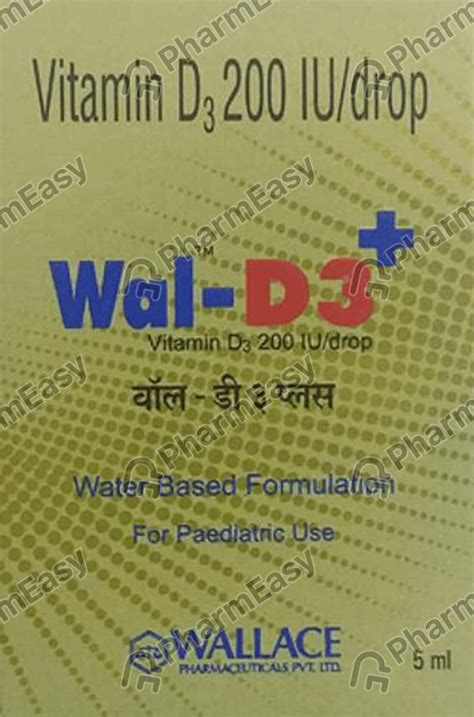 Wal D3 200 IU Oral Drop 5 Uses Side Effects Price Dosage PharmEasy