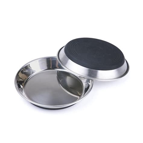 Shallow Stainless Steel Bowl Dog Bowls And Fountains Bowls Pet Shop