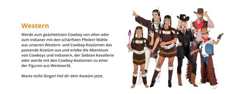 Funidelia Cowboy Kostüm für Herren Cowboys Indianer Western