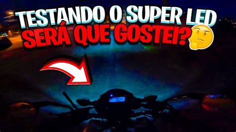 TESTANDO O SUPER LED A NOITE SERÁ QUE APROVEI YouTube