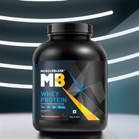 MuscleBlaze Whey Protein 25g Protein 2 Kg Rich Milk Chocolate