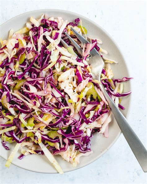 Easy Vinegar Coleslaw Recipe A Couple Cooks