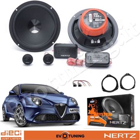 Kit Casse Altoparlanti Hertz Dsk Anteriori Vie Per Alfa Romeo