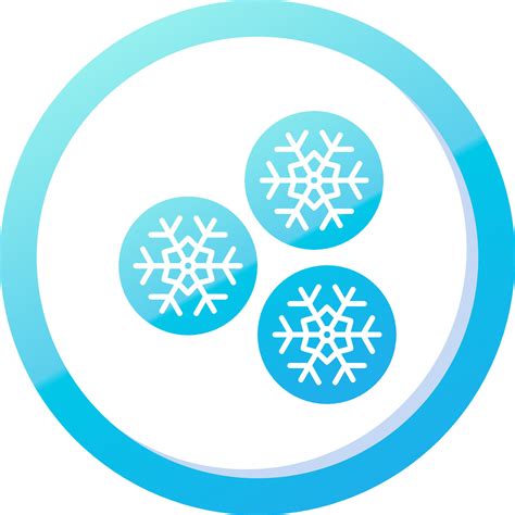 Snowball Solid Blue Gradient Icon 37084686 Vector Art At Vecteezy