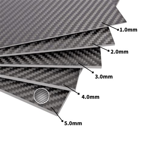 Carbon Fiber Sheet Mm Thick Plain Matte Ikabon