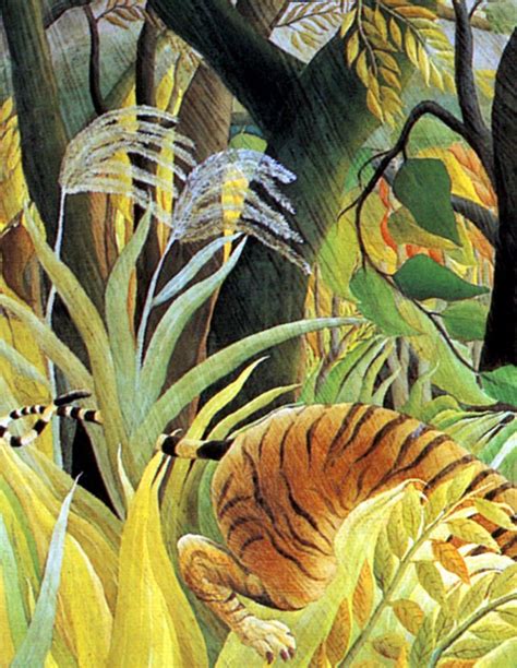 Tiger In A Tropical Storm Surprised By Henri Rousseau Archibald