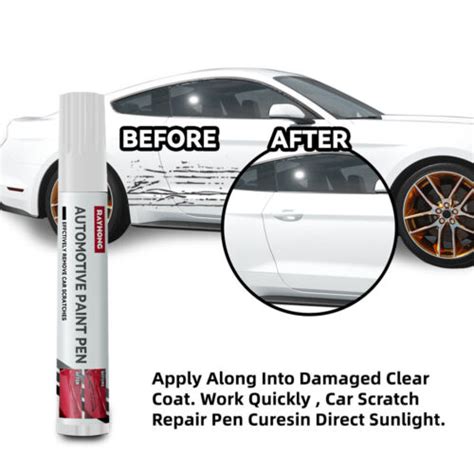 White Car Scratch Repair Paint Pen Auto Touch Up Pen Car Scratches