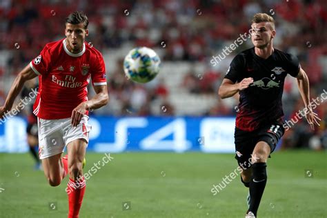 Benficas Ruben Dias Fights Ball Against Editorial Stock Photo Stock