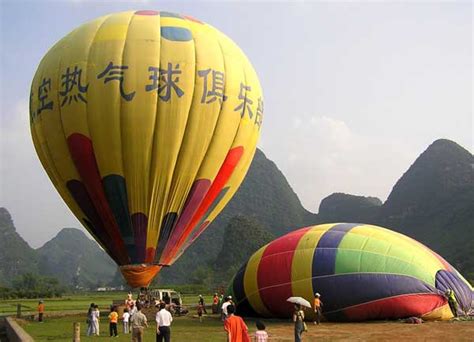 Yangshuo Hot Air Ballooning Top Things To Do In Guilin China