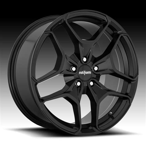 Rotiform Hur R171 Matte Black Custom Wheels Rims Hur R171