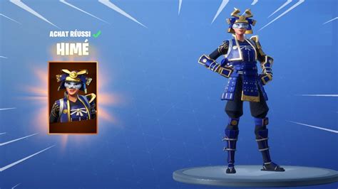 Nouveau Skin Samourai Legendaire Sur Fortnite Battle Royale Youtube