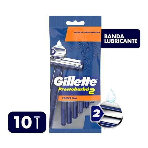 Rastrillo Para Afeitar Desechable Gillette Prestobarba2 Con Banda