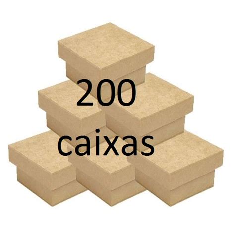 Kit Caixas De Mdf Cru Madeira Atacado X X Tampa Sapato Compre