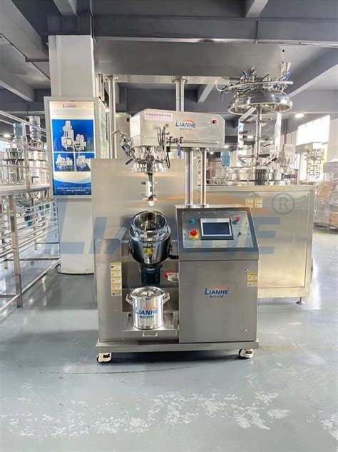 Small Lab Emulsifier Mixer High Shear Homogenizer Toothpaste Mixing Machine