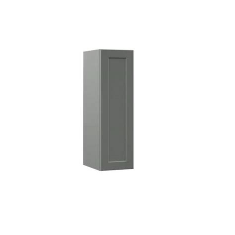 Hampton Bay Designer Series Melvern Storm Gray Shaker Assembled Wall Kitchen Cabinet 9 In X 30