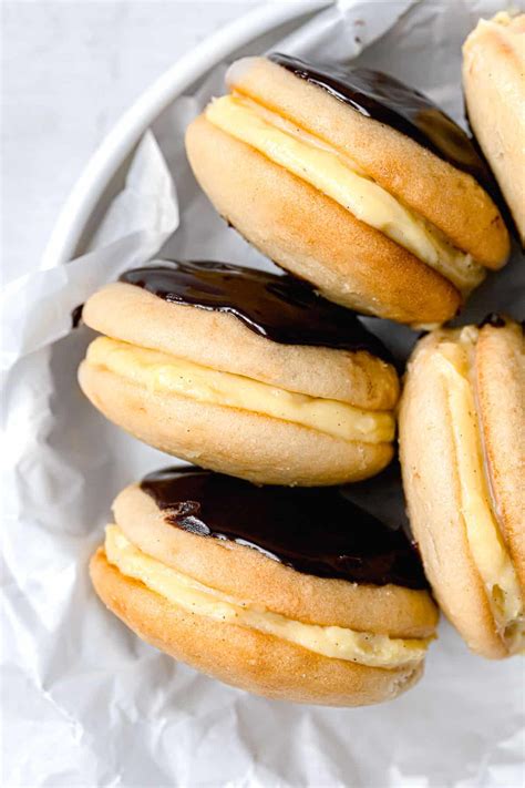 Boston Cream Whoopie Pies Sloane S Table