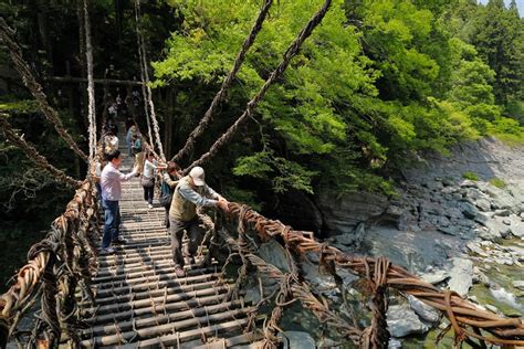 Kazura Bashi Bridge in Iya | Japan RAIL & TRAVEL