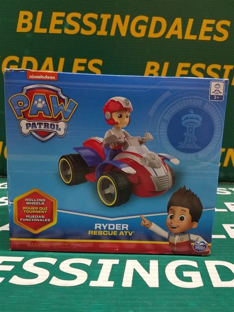 Nickelodeon Paw Patrol Ryder Rescue Atv Toy Set 4590640950