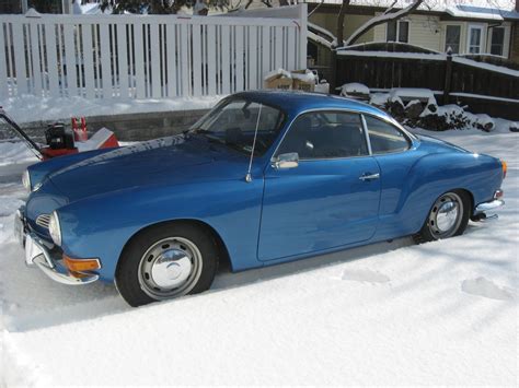 Thesamba Gallery My Karmann Ghia In The Snow