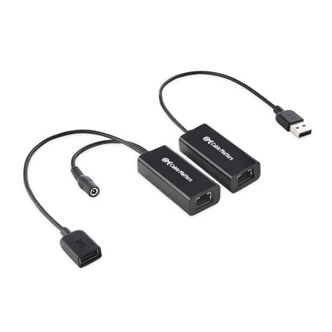 Cable Matters Usb Over Ethernet Extender With Power Adapter Up To 150 Ft Full Usb